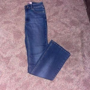 Wrangler high rise bootcut jeans
